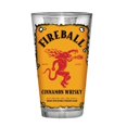 thumbnail image 1 of Fireball Whiskey 47167 Fireball Whisky Burnt Label Pint Glass, 1 of 6