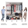 thumbnail image 4 of Ropero Closet Madesa Mônaco 3 puertas con pies blanco, 4 of 8