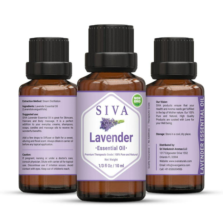 Organic Spike Lavender Essential Oil – 100% Pure and Therapeutic Grade