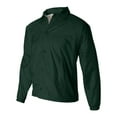 thumbnail image 2 of NYLON COACH'S JACKET/LINED D.GREEN XL, 2 of 5
