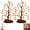 2pc, variant on Glowing Ghost Tree Halloween Tabletop Decor, LED Lighted Tree with Hanging Ghost Ornaments, Spooky Table Centerpiece, Indoor Halloween Decorations