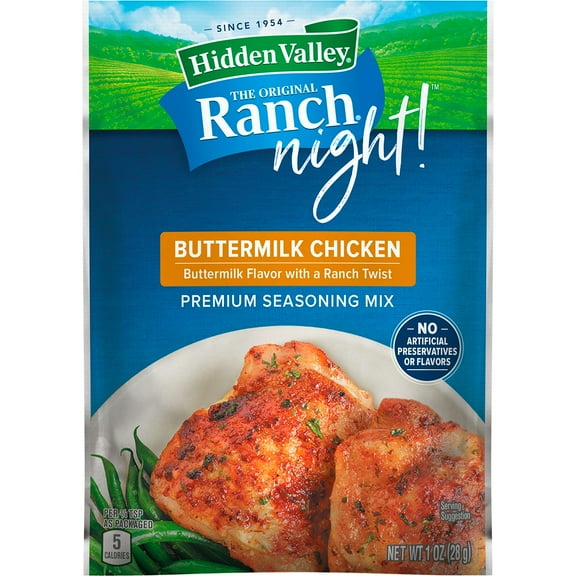 Hidden Valley Ranch Night! Rancho Taco Premium Seasoning Mix, 1 Packet, Packaging May Vary