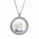 thumbnail image 2 of Living Memory Locket Colgante Collar Joyas flotantes, 2 of 8