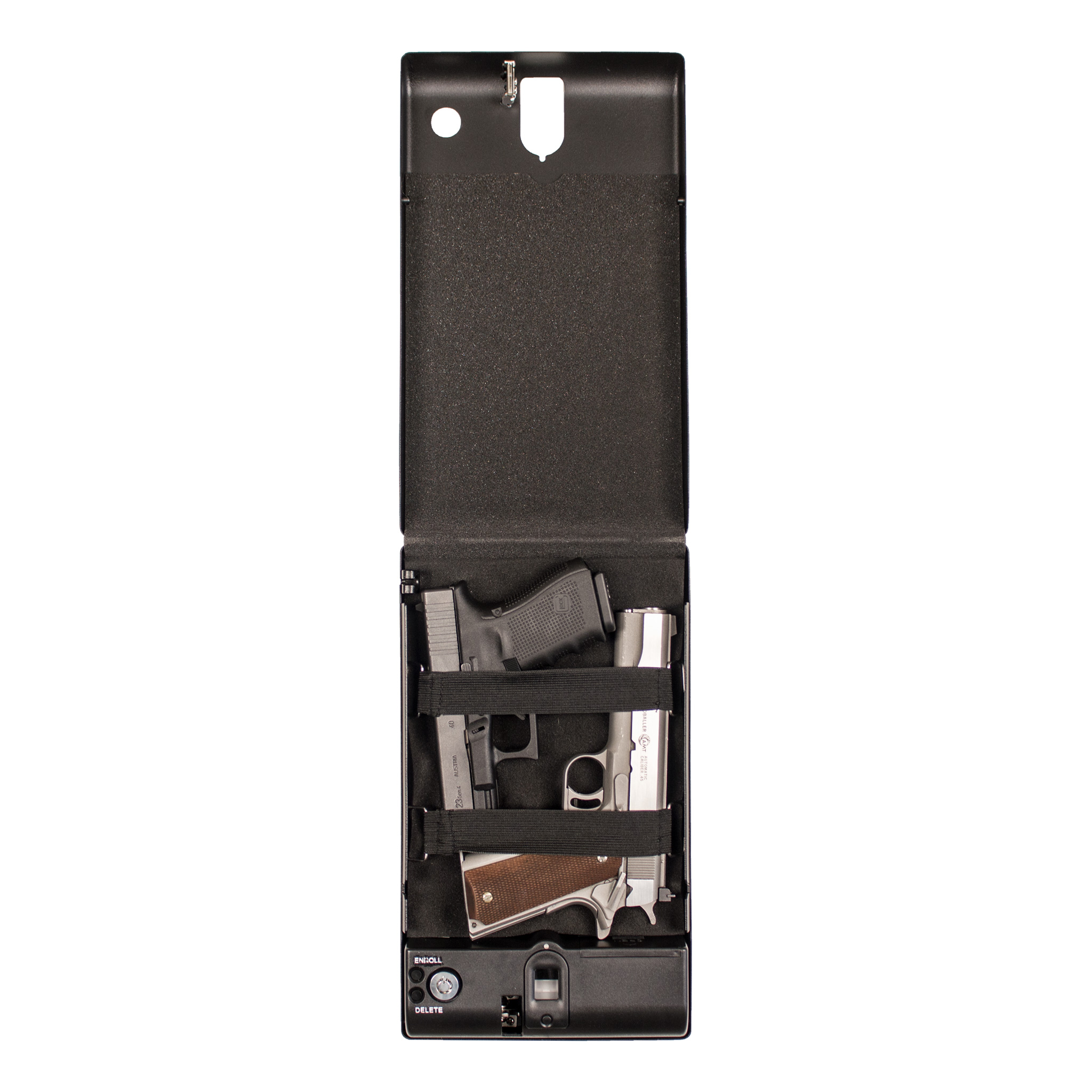 Tracker Safe SPS-04B 12.6 in. Small Pistol Safe, Biometric Lock