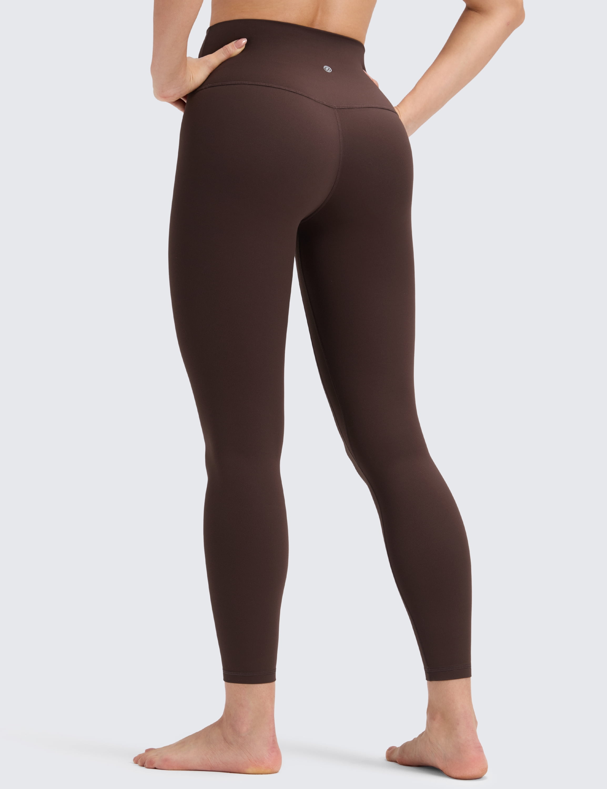 CRZ YOGA Butterluxe No Front Seam Yoga Leggings 25" High Waisted Womens Lounge Pants Workout