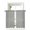 Gray, variant on Teal Green Terracotta Splatter Curtains 45 Inch Length,Sheer Curtains for Bedroom Living Room Window Boho Mottled Vintage Rustic Rod Pocket Drapes Kitchen Curtains Small Half Window 42"x45" 2 Panels