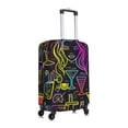 thumbnail image 6 of Salouo Neon Bar Drinks Pattern Travel Dust-proof Suitcase Cover, Softside Suitcase Protector Luggage Cover Protector for 18-32inch ,Not Included Suitcase, 6 of 8