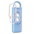 thumbnail image 2 of Alarma personal fuerte 130dB sirena y doble luz LED intermitente con llavero de cobre, 2 of 11