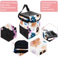 thumbnail image 2 of Dog Paw Print Foldable Car Trash Can Mini Trash Can with Lid Leak-Proof Hanging Storage Bag - Car Garbage Can, 2 of 6