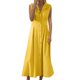 thumbnail image 1 of Vestido de verano sin mangas con cuello de solapa y botones de largo medio para mujer - Vestido de fiesta informal y holgado con cuello vuelto, 1 of 8