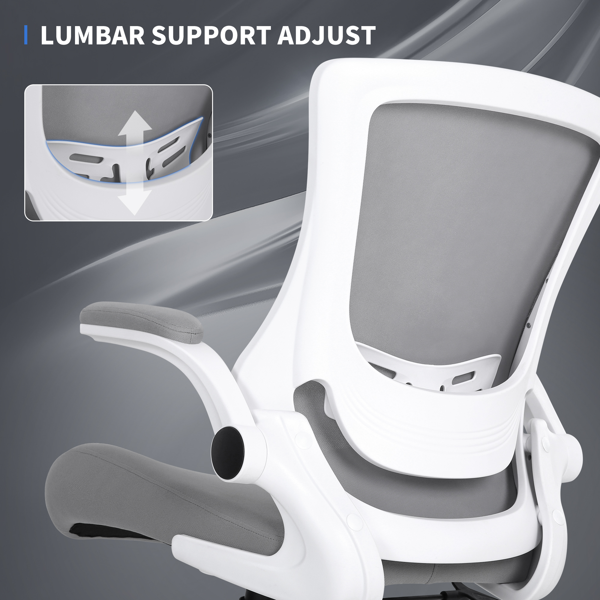 Misolant Tall Office Chair for Standing Desk, Drafting Chair with Foot Ring, PU Leather Recline High Office Tall Desk Chair with Adjustable Lumbar Support