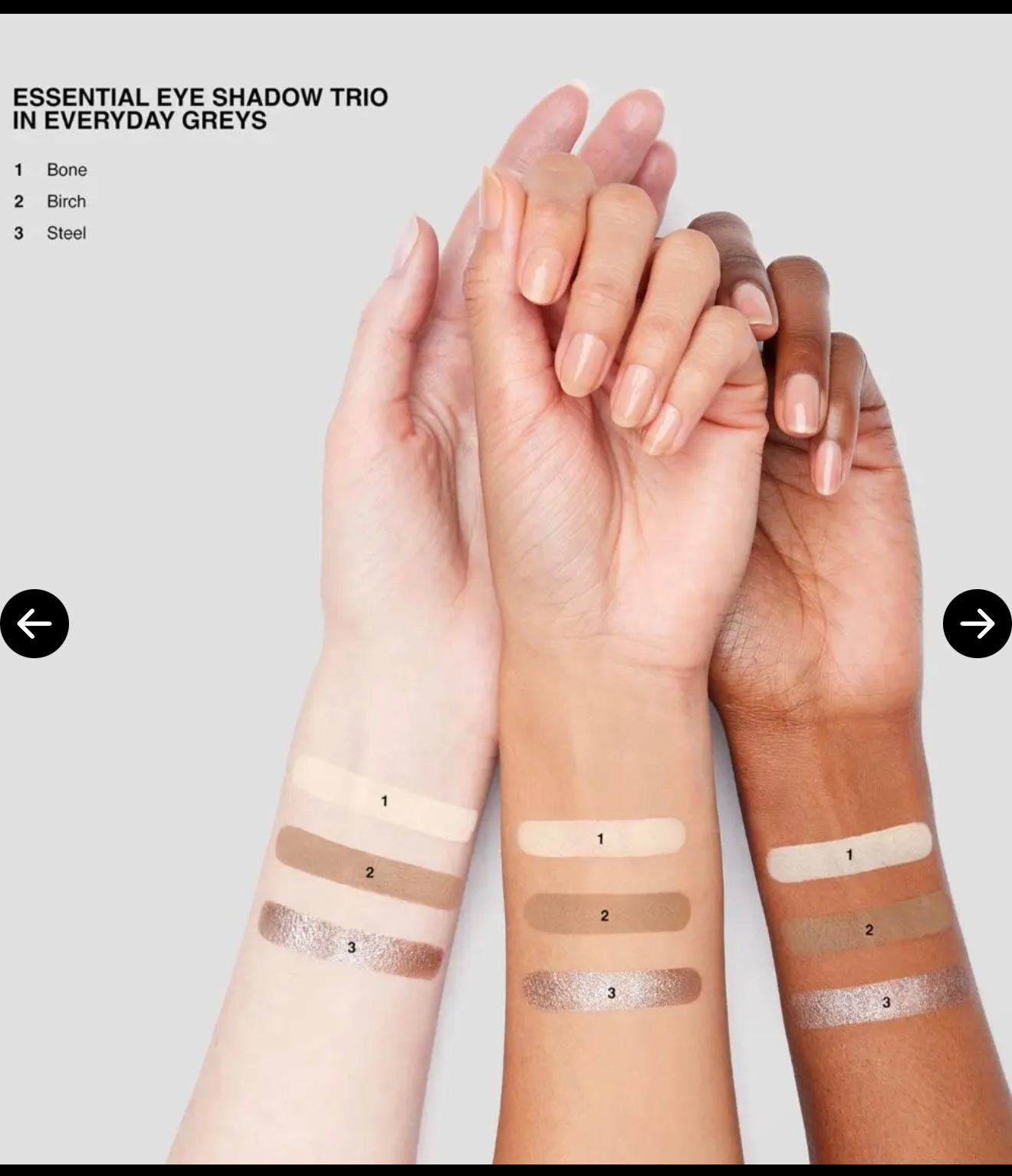 Bobbi Brown The Essential Eye Shadow Trio -Everyday Greys