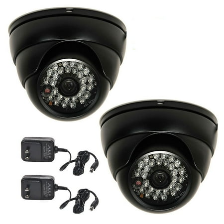 VideoSecu 2x Security Camera IR Day Night Built-in 1/3  SONY Effio CCD Wide Angle View 28 Infrared LEDs 700TVL with 2 Power Supply bgd price history on PriceWatchPro