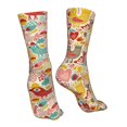 thumbnail image 7 of Cauagu Colorful Chicken Pattern Fun Novelty Crew Socks,Casual Athletic Socks Neutral Socks Cozy Crew Socks Christmas Gift, 7 of 7