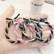 thumbnail image 4 of Estilo Simple y Fresco Chica Contraste Color Twist Hair Loop Dulce y Lindo Nudo Alto Elástico Cuerda para el Cabello Accesorios para el Cabello para Mujeres, 4 of 6