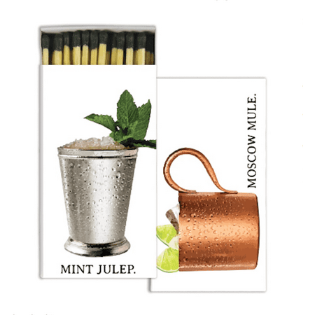 HomArt - Match Box Set of 2 - Moscow Mule & Mint (Best Moscow Mule Recipe With Mint)