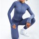 thumbnail image 2 of Conjunto deportivo de Yoga para mujer, chándal suave y transpirable de cintura alta, ropa deportiva para gimnasio, 2 o 3 piezas, 2 of 5