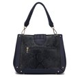 thumbnail image 6 of MKF Collection Kamala Vegan Leather Women's Shoulder Bag, Modern Crossbody Purse Handbag by Mia K - Navy, 6 of 10