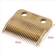 thumbnail image 4 of 2X Reemplace El Cabezal de Corte Cuchilla de Corte Inferior de Metal para Afeitadora Eléctrica-Oro, 4 of 4