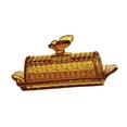 thumbnail image 4 of Fiocias Butter Dish with Lid Butter Holder Multifunctional Dustproof Cover Cheese Keeper Gold, 4 of 9