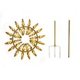thumbnail image 3 of TheFound Flower Shaped Metal Wind Chime Ground Insert DIY Garden Windmill, 3 of 8