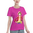 thumbnail image 2 of Women's Basic Short Sleeve T-Shirt One Piece Luffy, 2 of 6