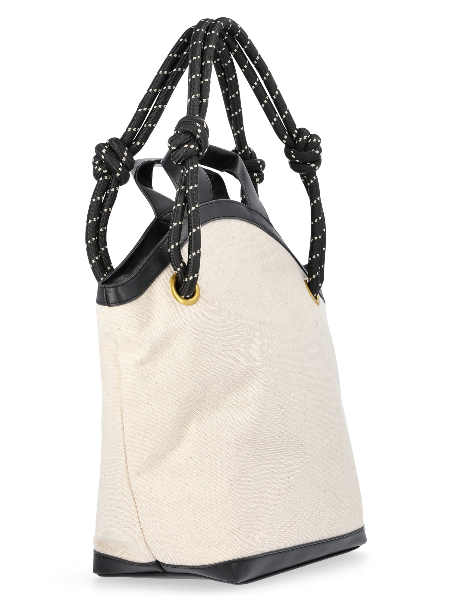 Free Assembly Women's Canvas Tote Bag, Natural