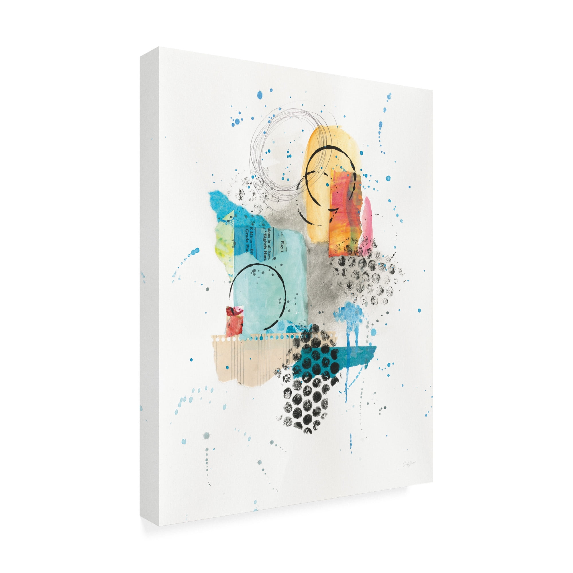 Trademark Fine Art 'Abstract Skyline II' Canvas Art by Courtney Prahl