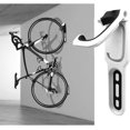 thumbnail image 3 of Remote Bike Rack Foldable Vertical Bike Rack, Wall Mounted Heavy Duty Bike Wall Hook Garage for Garage Shed Orange, 3 of 5
