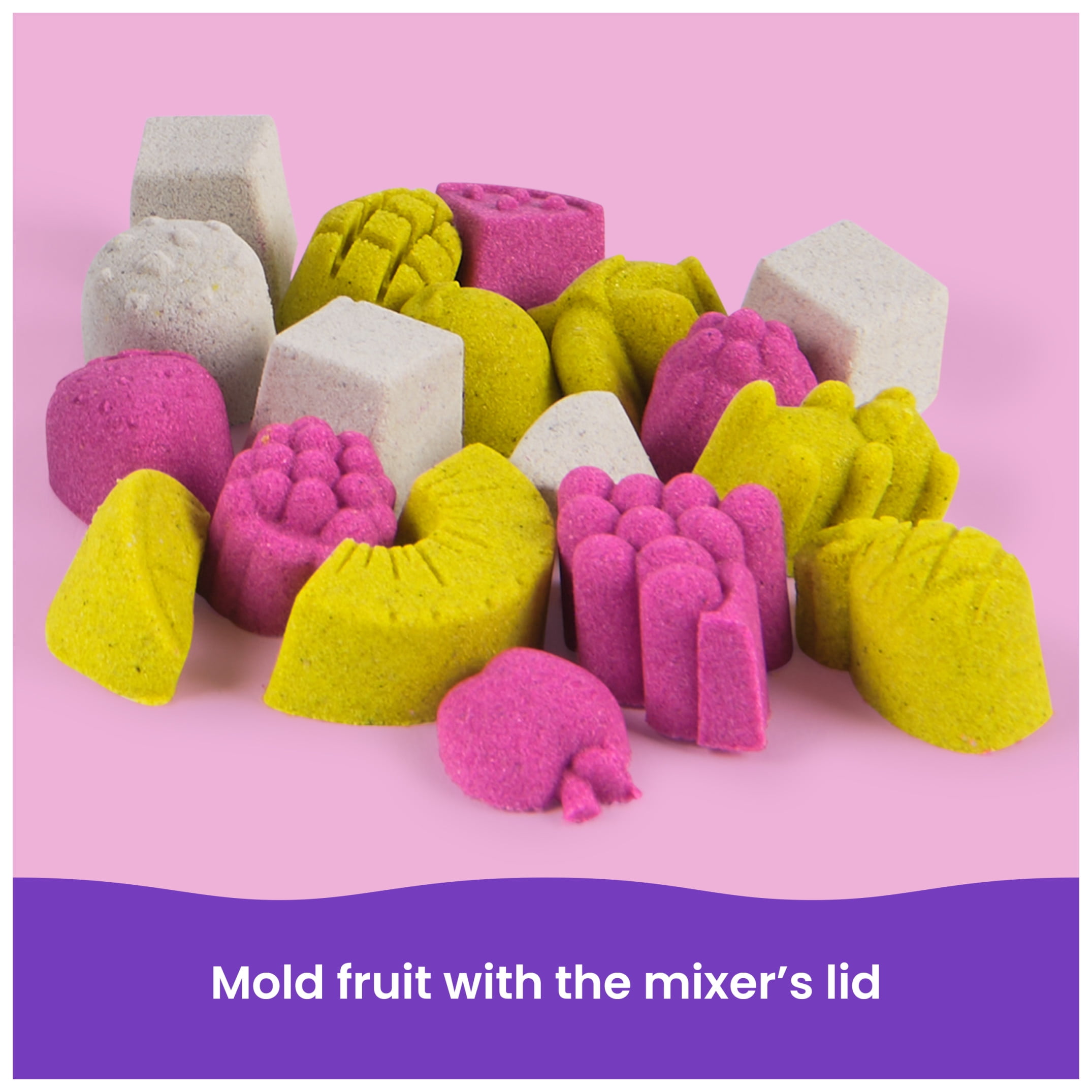 Kinetic Sand, Smoothie Mixer with 14 oz Play Sand & Tools, Play Food Toy for Ages 5 and up