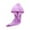 Purple, variant on Home Savings! Anckoeil Coral Velvet Thickening Soft Absorbent Shower Cap Dry Hair Towel Hat Wrapped Towel Bathing Cap Beauty Salon Gift Pure Colour
