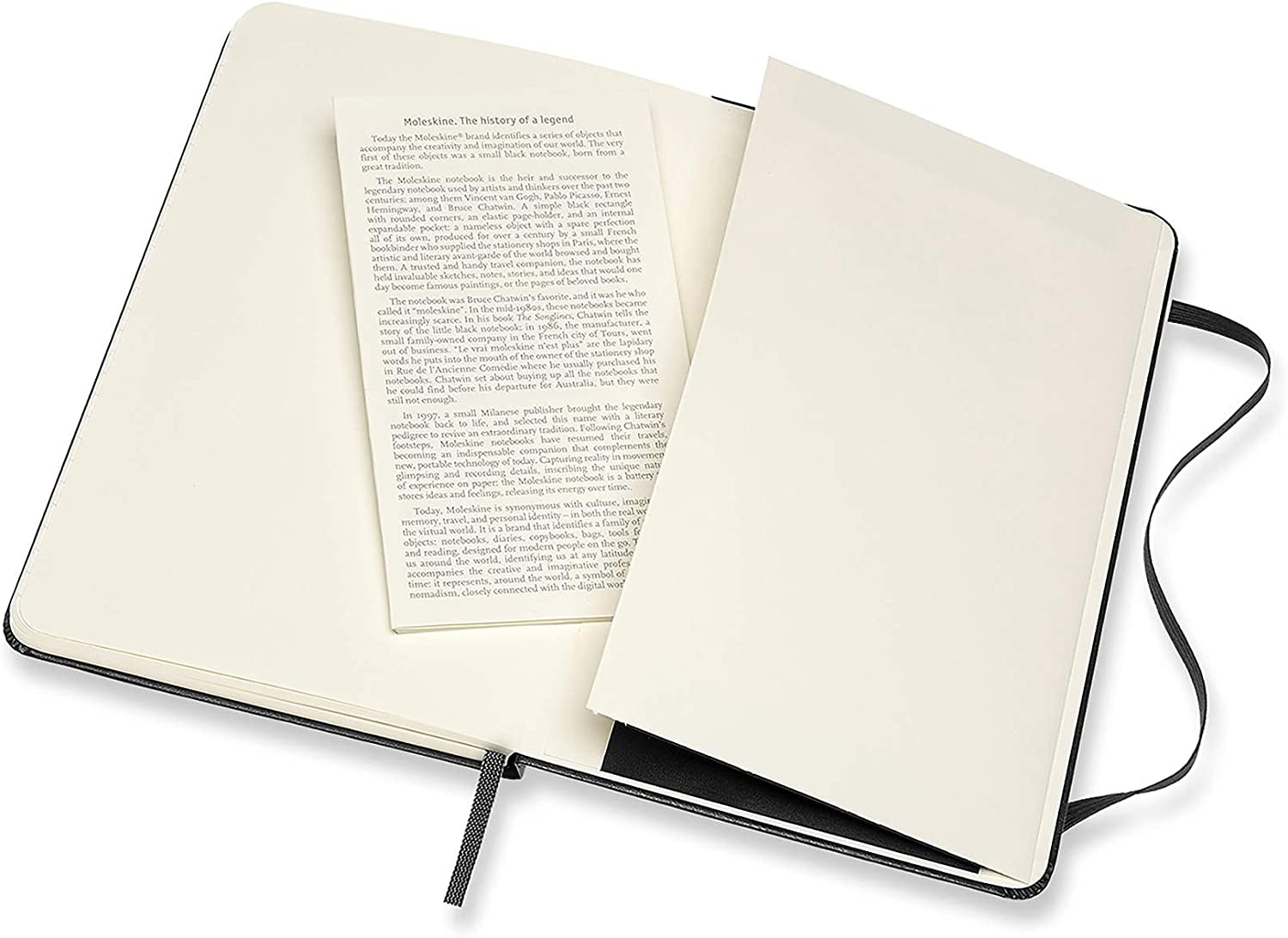 Moleskine Notebook, Medium, Ruled, Black, Hard Cover (4.5 x 7) (Books) 