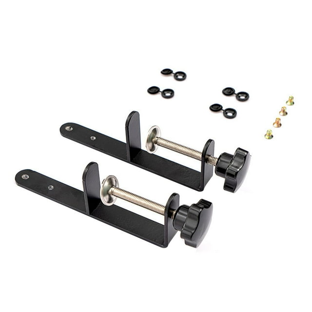 2 soportes de escritorio para tablero perforado, soportes de escritorio, soportes de panel de tablero perforado de metal, soporte de pie para tablero