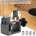 thumbnail image 3 of 32 Pcs Kit de Guide de Perceuse à Trou de Poche 15 Degrés Réglable pour Menuiserie Poinçon Localisateur Kit de Positionneur de Poinçon Perceuse Haute Précision Durable Guides de Perceuse Outil Électrique Carpe, 3 of 7