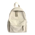 thumbnail image 2 of de gran capacidad para mujer, con cremallera, suave duradero, correas dobles para los hombros, viajes universitarios blanco Yinane Mochilas de mujer, 2 of 8