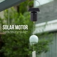 REASONCOOL Solar Powered Wind Motor Outdoor Solar Energy Operated Motor Hanging Display Mobile