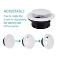Coconut Ok Adjustable Air Vent Covers Round Ceiling Vent Bathroom Extractor Fan Vent Cover