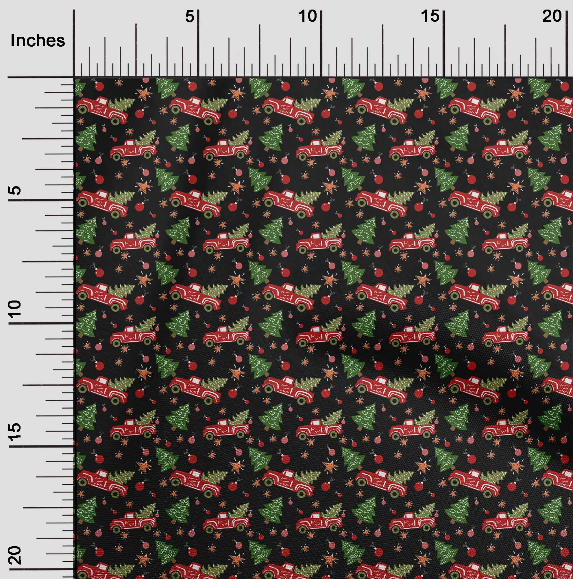 oneOone Cotton Poplin Maroon Fabric Christmas Sewing Fabric By The Yard Printed Diy Clothing Sewing Supplies 42 Inch Wide