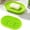 Green, variant on Silicone Drainage Tray - Kitchen Soap Dish Drying Rack - Perforated Drip Catching Stand - Sponge and Dishcloth Organizer - 1 Pack - Yellow