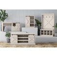 thumbnail image 3 of Pemberly Row Entryway Bench Hall Tree withShoe Storage in Rustic Oak, 3 of 8