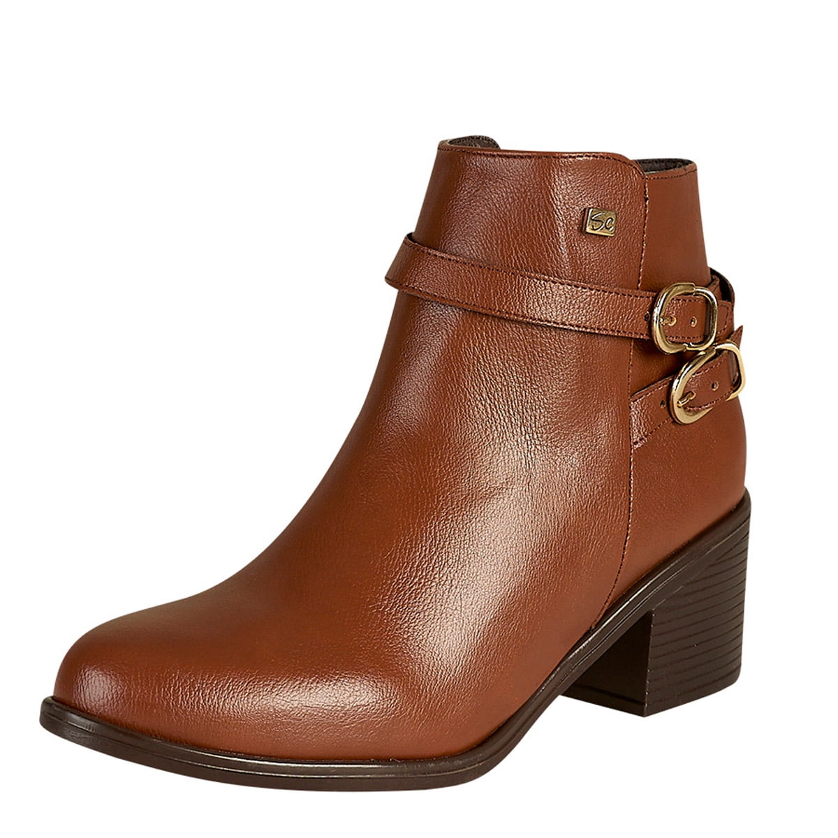 Botín Para Mujer CASTALIA 256-80 Café Detalle Doble Hebilla | Walmart ...