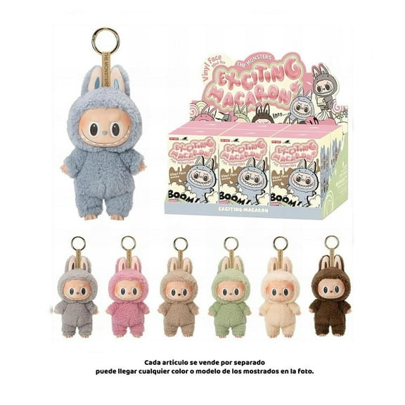 Figura Coleccionable Pop Mart Labubu edición Macaron 6 pulgadas Empaque Sorpresa