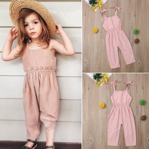 baby pink overalls