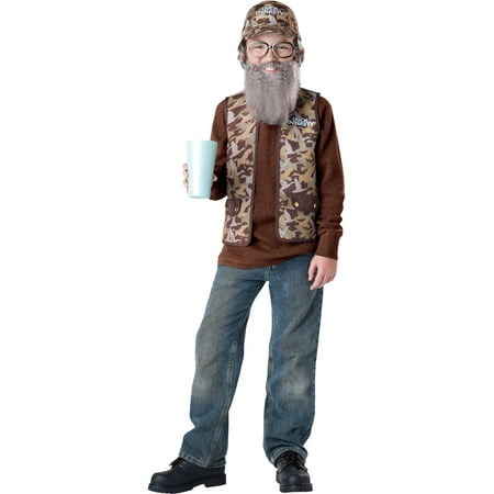 Duck Dynasty Uncle Si Boys Child Halloween Costume, One Size, S (4-6)