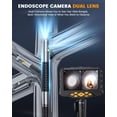 thumbnail image 2 of Boroscopio articulado Oiiwak con doble lente, 5 pulgadas, 1080P IPS, 2 of 9