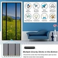 190X200Cm Fiberglass Mesh Screen Door For Sliding Door Heavy