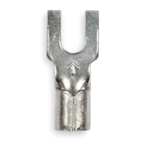 1 pc, 3M 12-10 AWG Non-Insulated Block Fork Terminal #8 Stud PK50