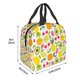 thumbnail image 3 of Easygdp Avocado And Pineapple Bolsa Térmica Premium - Tela Oxford Impermeable, Gran Capacidad, Bolsillo Frontal, Unisex para Trabajo, Escuela, Actividades al Aire Libre y Picnics, 3 of 8