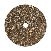 EWASWON Christmas 48 Inch Yellow Sequin Christmas Tree Skirt - Shimmering, Reusable, Machine Washable for Xmas Holiday Party Decor