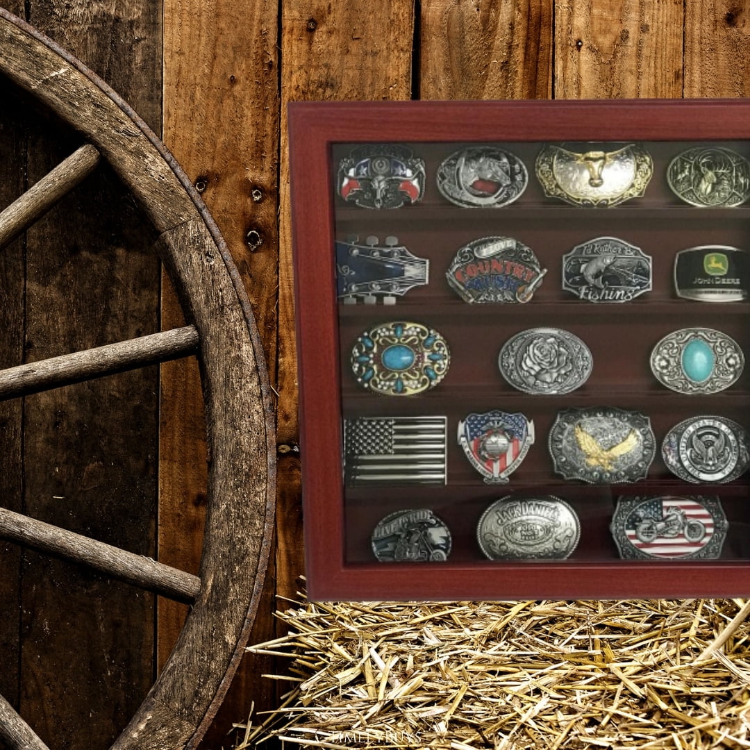 belt buckle display case sale